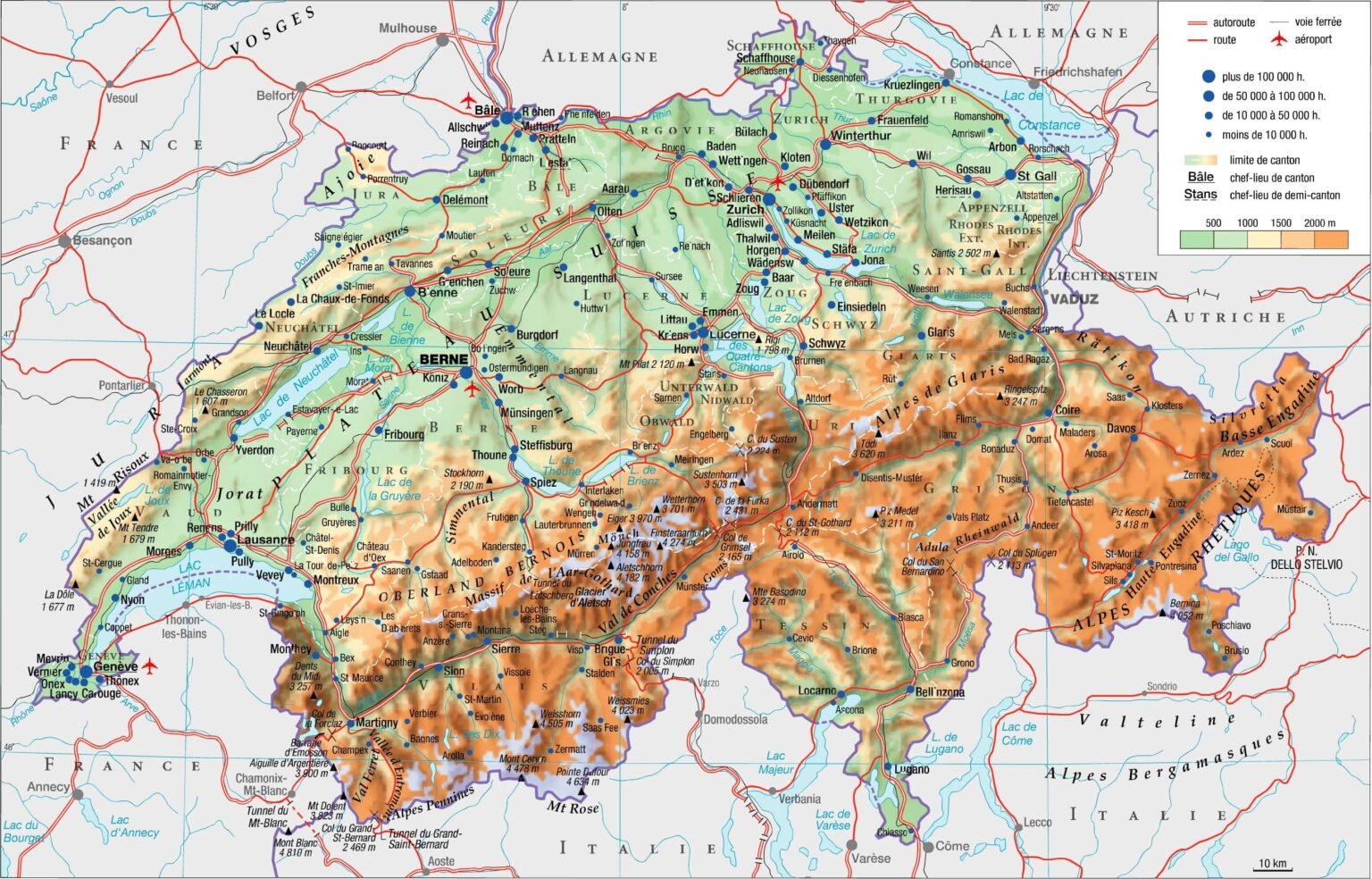 carte suisse
