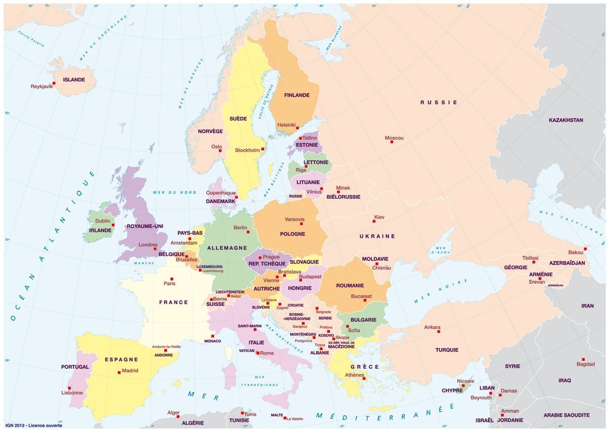 europe carte